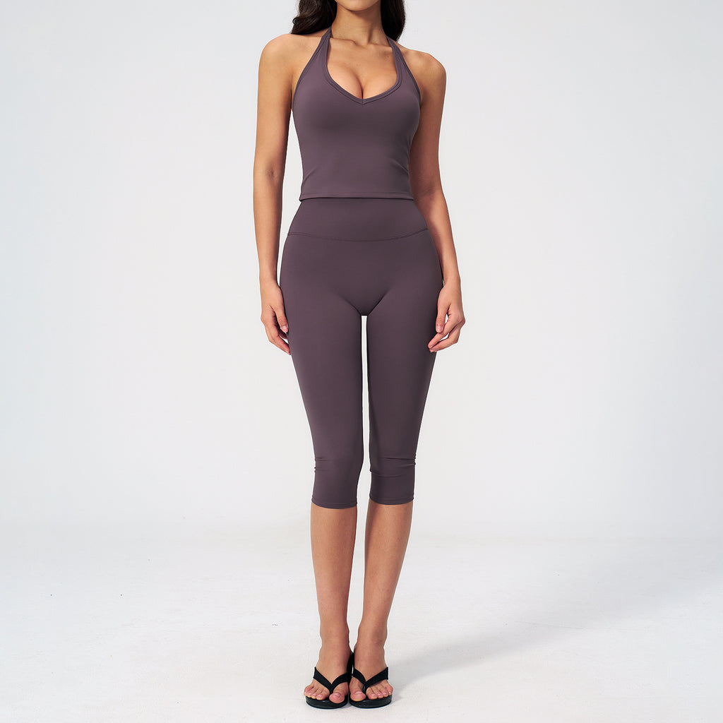 Women's vest sports suit