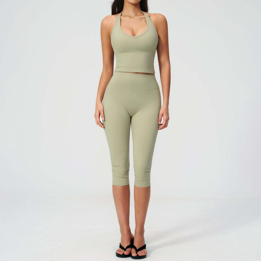 Women's vest sports suit
