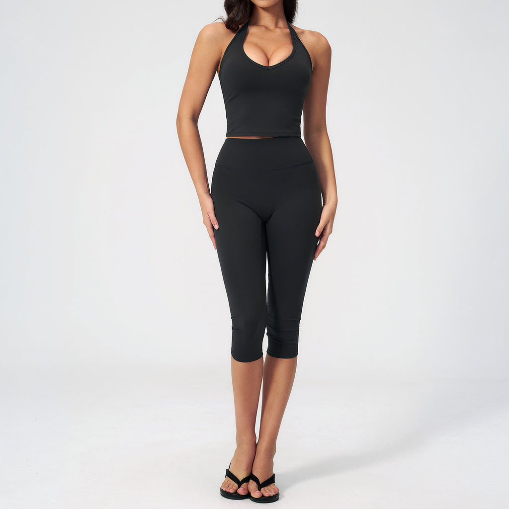 Women's vest sports suit